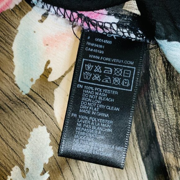 Fun Forever 21+ Side Tie Sheer Blouse - Picture 4 of 4